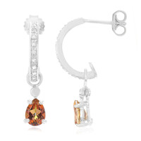 Pendientes en plata con Topacio Místico crepúsculo