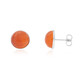 Pendientes en plata con Cornalina (CUSTODANA)