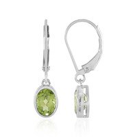 Pendientes en plata con Peridoto