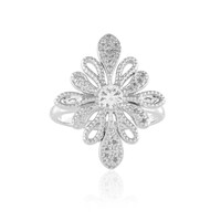 Anillo en plata con Zafiro blanco
