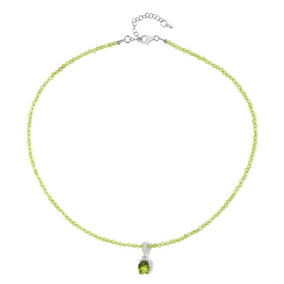 Collar en plata con Peridoto