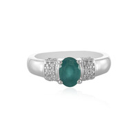Anillo en plata con Grandidierita
