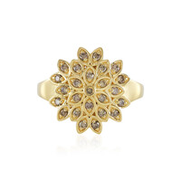 Anillo en plata con Diamante chocolate I2