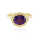 Anillo en plata con Amatista de Siberia (Adela Silber)