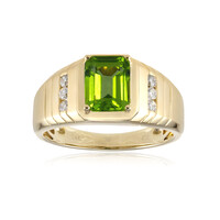 Anillo en oro con Peridoto de Dashihe (CIRARI)