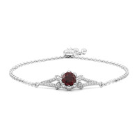Brazalete en plata con Rodolita (Remy Rotenier)