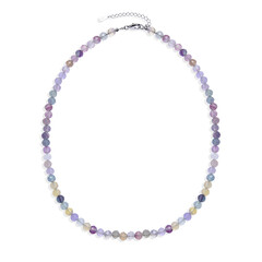 Collar en plata con Fluorita de Argentina