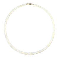 Collar en oro con Ópalo de Welo