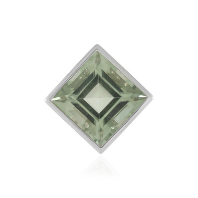 Colgante en plata con Amatista verde (MONOSONO COLLECTION)