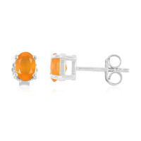 Pendientes en plata con Cornalina