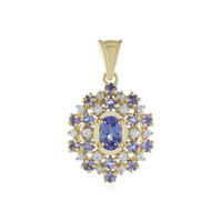 Colgante en oro con Tanzanita