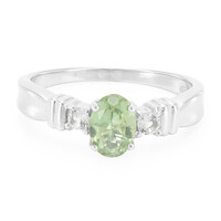 Anillo en plata con Apatita de Rusia