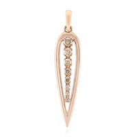 Colgante en oro con Diamante rosa de Francia de Argyle SI1