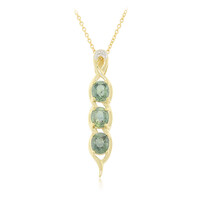 Collar en oro con Zafiro no calentado (AMAYANI)