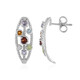 Pendientes en plata con Granate de Mozambique