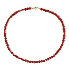 Collar en plata con Ónix rojo