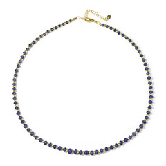 Collar en plata con Zafiro azul