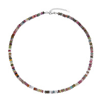 Collar en plata con Turmalina de Nigeria