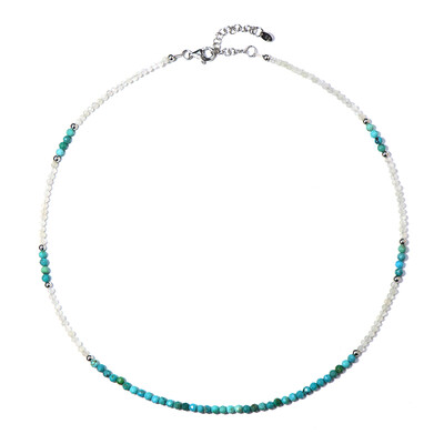 Collar en plata con Turquesa