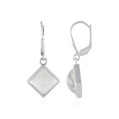 Pendientes en plata con Cuarzo blanco