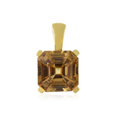 Colgante en plata con Zircón amarillo