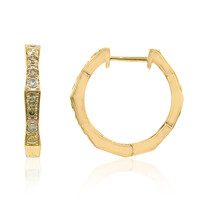 Pendientes en oro con Diamante fancy SI2 (CIRARI)