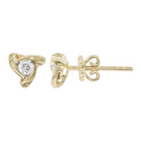 Pendientes en oro con Diamante SI