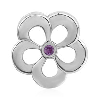 Colgante en plata con Zafiro rosado