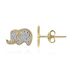 Pendientes en plata con Diamante I3 (I)
