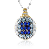 Collar en plata con Aguamarina (Gems en Vogue)
