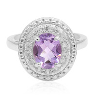Anillo en plata con Amatista