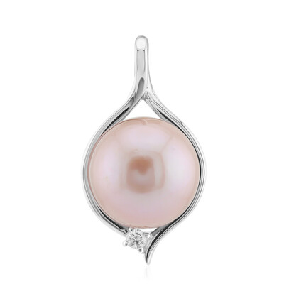 Colgante en plata con Perla Ming púrpura (TPC)
