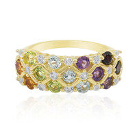 Anillo en plata con Granate