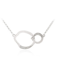 Collar en plata con Diamante I1 (G)