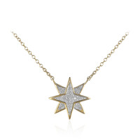 Collar en plata con Diamante I3 (I)