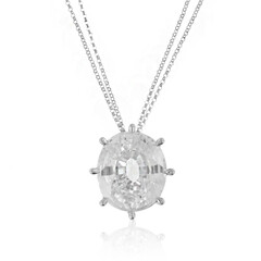 Collar en platino con Zircón de Preah Vihear (de Melo)