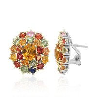Pendientes en plata con Citrino (Dallas Prince Designs)