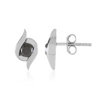 Pendientes en oro con Diamante negro