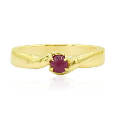 Anillo en oro con Rubí de Groenlandia