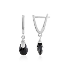 Pendientes en plata con Ónix negro