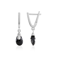 Pendientes en plata con Ónix negro