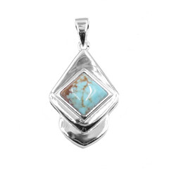 Colgante en plata con Turquesa