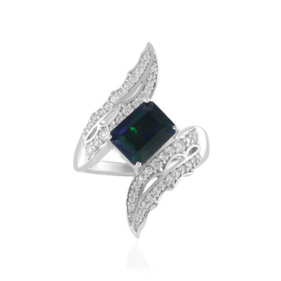 Anillo en plata con Ópalo de Mezezo (de Melo)