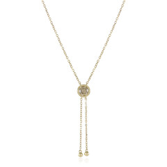 Collar en oro con Diamante champán I2