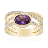 Anillo en oro con Amatista (CIRARI)