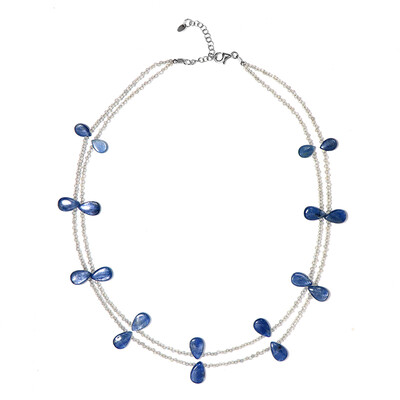 Collar en plata con Cianita