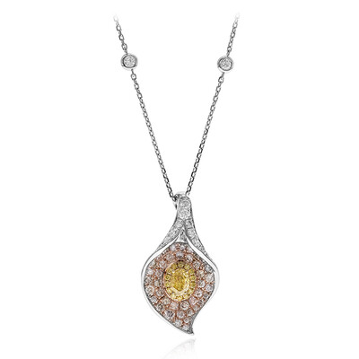 Collar en oro con Diamante amarillo SI2 (CIRARI)