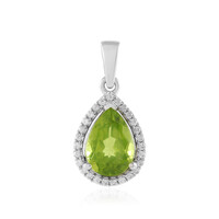 Colgante en plata con Peridoto