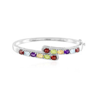 Brazalete en plata con Citrino
