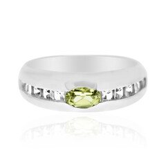 Anillo en plata con Granate de Malí
